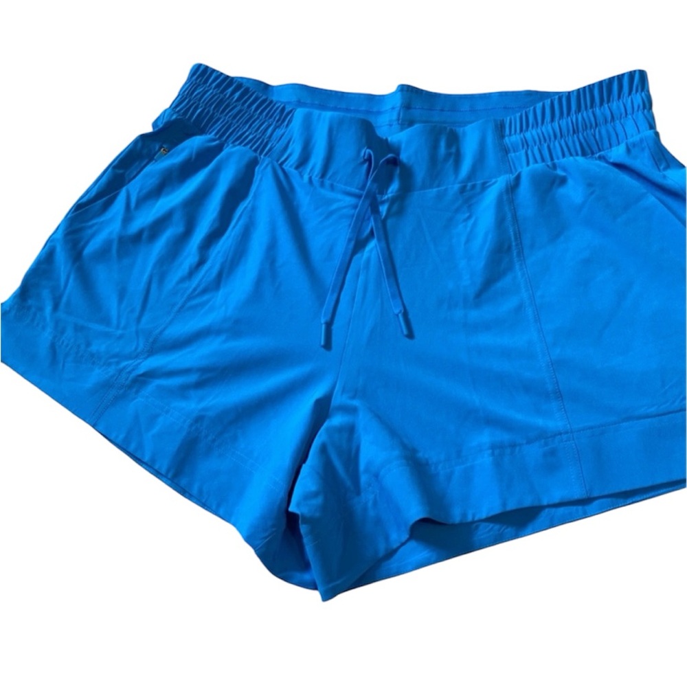 All in Motion Blue Athletic Shorts with Elastic Waistband